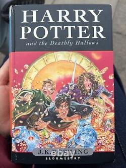 Harry Potter and the Deathly Hallows 1st Edition 2007 Hard Cover