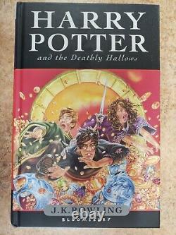 Harry Potter and the Deathly Hallows (Book 7) J. K. ROWLING 1ST UK EDITION