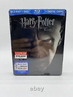 Harry Potter and the Deathly Hallows Part 2 Steelbook Blu Ray FUTURESHOP VARIANT