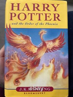 Harry Potter and the Order of the Phoenix 1st Edition 2003 Hard Cover