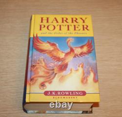 Harry Potter and the Order of the Phoenix Hardcover 2003 FIRST UK EDITION