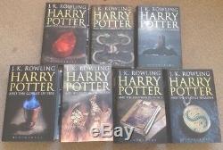 Harry Potter complete Adult Hardback Book Set 1ST FIRST EDITION 1ST PRINT vgc