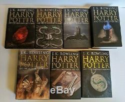 Harry Potter complete series UK Adult Edition hardcover boxset out of print RARE