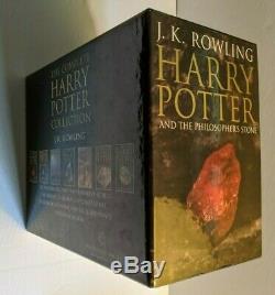 Harry Potter complete series UK Adult Edition hardcover boxset out of print RARE