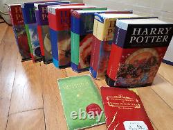 Harry Potter complete set 6 Hardcovers, 1 Paperback Bloomsbury Raincoast 1rst Ed