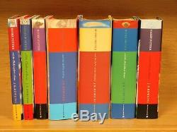Harry Potter hardback books complete set 4 1st edition Bloomsbury J K Rowling