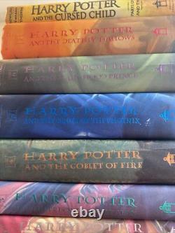 Harry Potter set lot Books 1-8 All HardCover Complete NICE GOOD CONDITION
