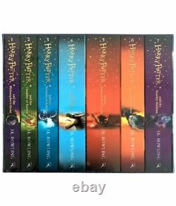 Harry Potter the Complete Series 1-7 By J. K. Rowling (2013, English, Paperback)