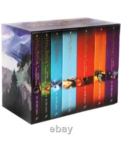 Harry Potter the Complete Series 1-7 By J. K. Rowling (2013, English, Paperback)