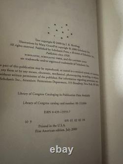 Harry potter HC Complete Set Ist American Edition All books First Print Error