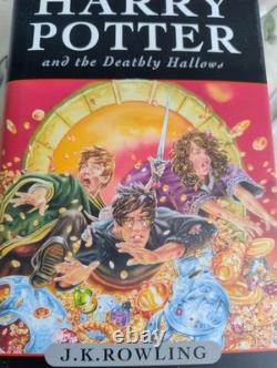 Harry potter hardcover book set complete 1-7
