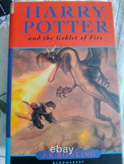 Harry potter hardcover book set complete 1-7