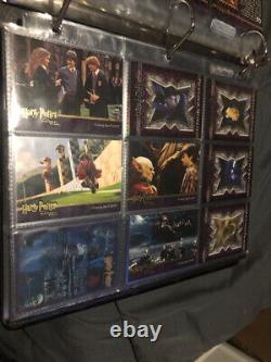 Harry potter tcg movie cards yrs. 1 thru 8 complete sets & binders 1/1