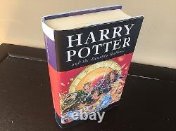 J. K. ROWLING Harry Potter And the Deathly Hallows (Book 7) 1ST EDITION New