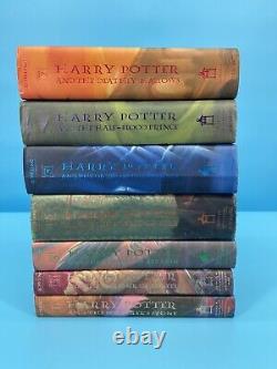 J K Rowling HARRY POTTER Book Set COMPLETE 1-7 HC 1st American Editions First