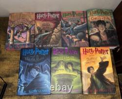 J. K. Rowling HARRY POTTER Complete Set 7 hardcover books + D. J, #1-#7