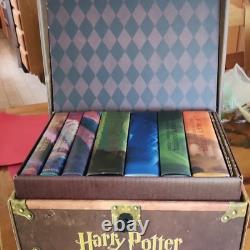 J. K. Rowling Harry Potter Boxed Set Scholastic Hardcover Collector Trunk Fantasy