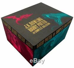 J K Rowling Harry Potter Complete 7 Books Collection Gift Box Set Deathly Hallow