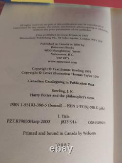 J K Rowling Harry Potter Complete HC/DJ Set Books 1-7 Bloomsbury/Raincoast 1st