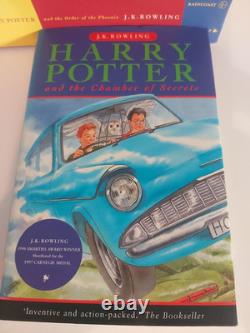 J K Rowling Harry Potter Complete HC/DJ Set Books 1-7 Bloomsbury/Raincoast 1st