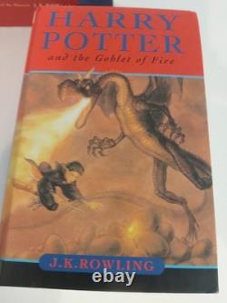 J K Rowling Harry Potter Complete HC/DJ Set Books 1-7 Bloomsbury/Raincoast 1st