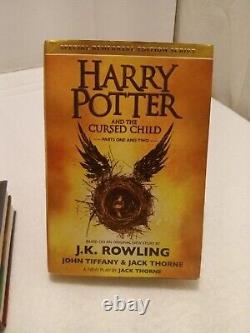 J. K. Rowling Harry Potter Complete Series Hardbacks Lot of 8 Books