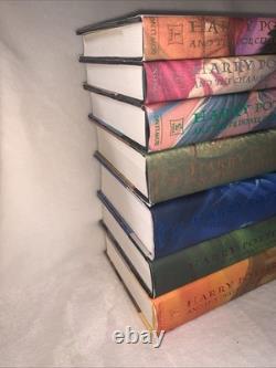 J. K. Rowling Harry Potter Complete Series Years 1-7 All First Edition Hard Cover