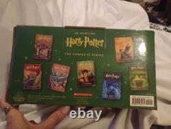 J. K. Rowling Harry Potter Complete Set of 7 Scholastic Paperback Books #1- 7