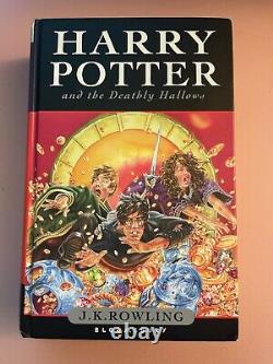 J K Rowling Harry Potter and the Deathly Hallows 2007 UK Hardcover First Edition