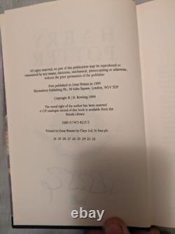 J K Rowling Signed Harry Potter and The Prisoner Of Azkaban