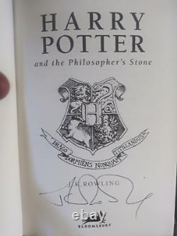 J K Rowling Signed Harry Potter complete Box set all 7 signed by her