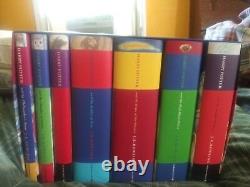 J K Rowling Signed Harry Potter complete Box set all 7 signed by her