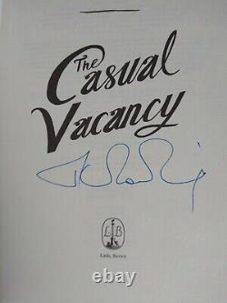 J. K. Rowling THE CASUAL VACANCY 1st/1st, SIGNED, Hologram. SCARCE