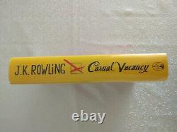 J. K. Rowling THE CASUAL VACANCY 1st/1st, SIGNED, Hologram. SCARCE