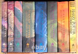 JK Rowling Harry Potter 1st Edition HCDJ Trunk Set Lot 1-7, Cursed Child, Beedle