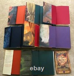 JK Rowlings Complete Set of Harry Potter True First American Editions +Bonus