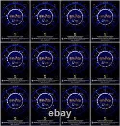 Kakawow Harry Potter 25th Aura Complete 12-card Return To Magic World Set (rm)