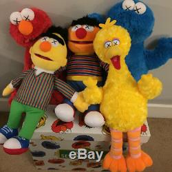 Kaws X Uniqlo X sesame street Cookie monster/Ernie/Elmo/Bird/Bert Plush