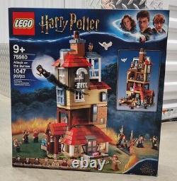 LEGO 75980 Harry Potter Attack on the Burrow Sealed Weasley House RETIRED