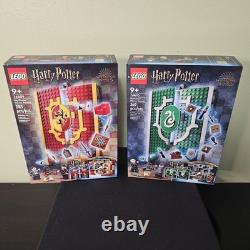 LEGO 76409, 76410, 76411, 76412 Harry Potter House Banner Complete Set
