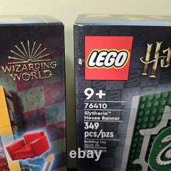 LEGO 76409, 76410, 76411, 76412 Harry Potter House Banner Complete Set