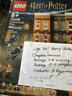 LEGO Harry Potter 12 Grimmauld Place (76408) Not Complete See 1-4 Missing