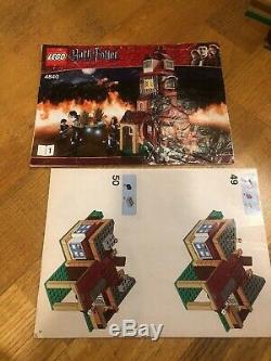 LEGO Harry Potter 4840 The Burrow 100% Complete. All minifigs and Pig