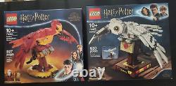 LEGO Harry Potter Fawkes 76394 Hedwig 75979 (NIB)