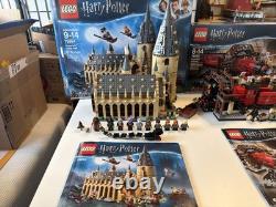LEGO Harry Potter Great Hall (75954) & Hogwarts Express (75955)-100% Complete