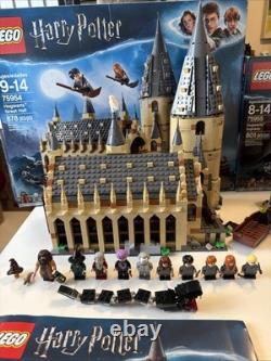 LEGO Harry Potter Great Hall (75954) & Hogwarts Express (75955)-100% Complete