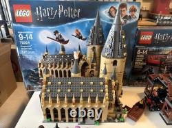 LEGO Harry Potter Great Hall (75954) & Hogwarts Express (75955)-100% Complete