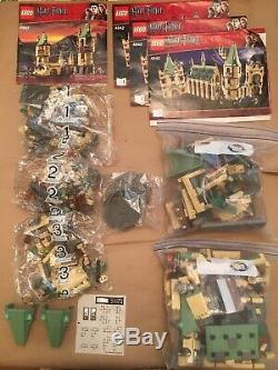 LEGO Harry Potter Hogwarts Castle 4842 & 4867 Both 100% Complete Without Box