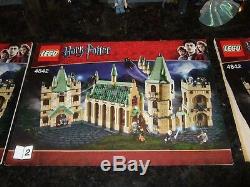 Lego 4842 Harry Potter Hogwarts Castle 3 Manuals, Minifigures, 100% Complete