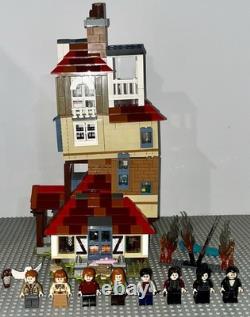Lego 75980 Harry Potter Attack on the Burrow Complete Set With Minifigures